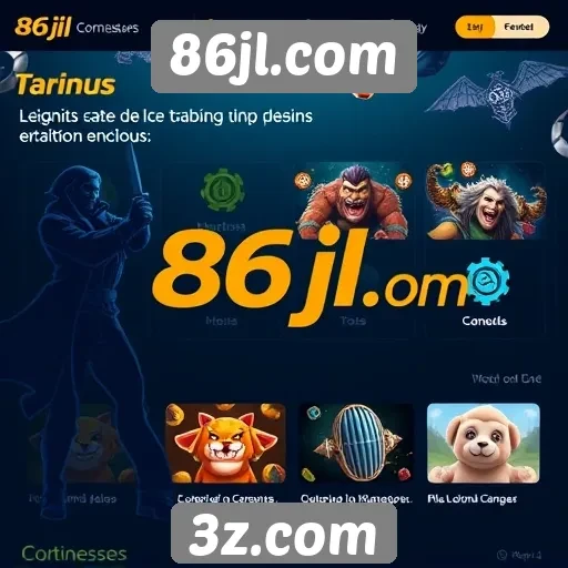 Principais recursos do site de jogos 86jl.com