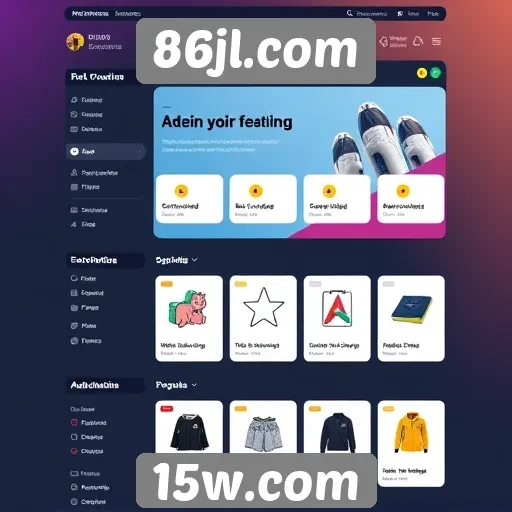 Interface do usuário do 86jl.com e sua usabilidade